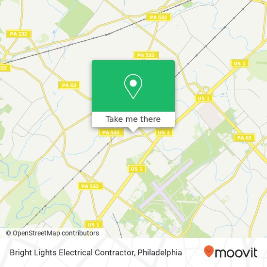 Bright Lights Electrical Contractor map