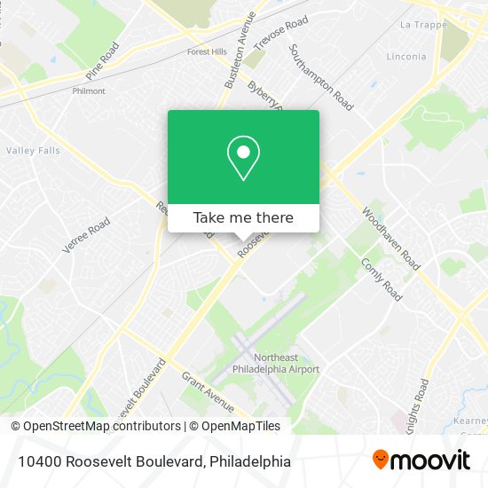 10400 Roosevelt Boulevard map
