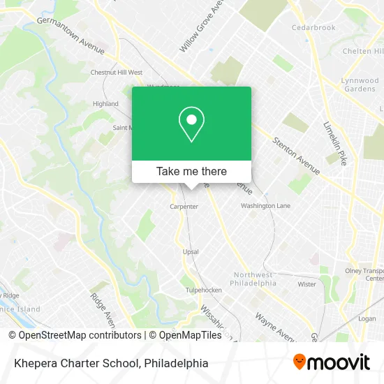 Khepera Charter School map