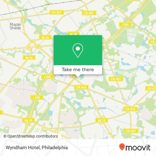 Mapa de Wyndham Hotel