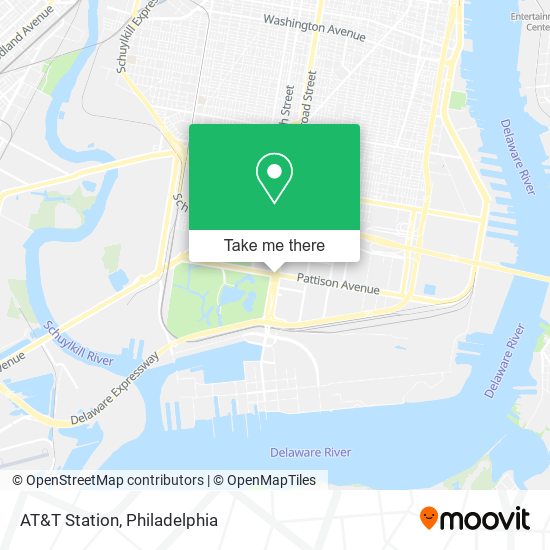 Mapa de AT&T Station