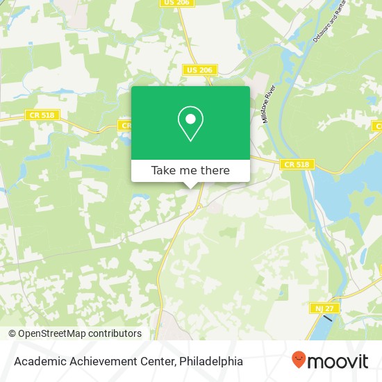 Mapa de Academic Achievement Center