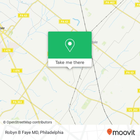 Mapa de Robyn B Faye MD, 1031 S Broad St