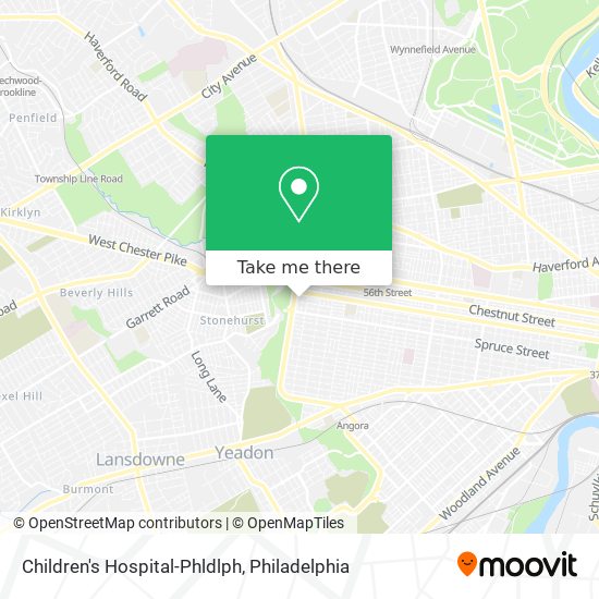 Mapa de Children's Hospital-Phldlph