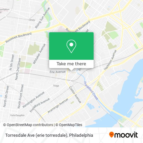 Mapa de Torresdale Ave (erie torresdale)