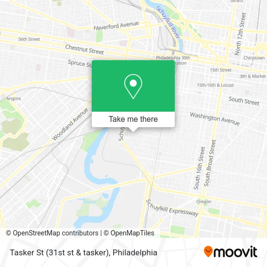 Mapa de Tasker St (31st st & tasker)