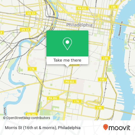 Morris St (16th st & morris), Philadelphia, PA 19145 map
