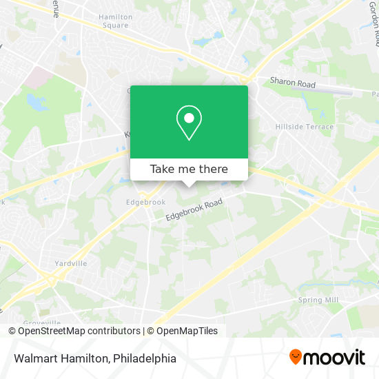 Walmart Hamilton map