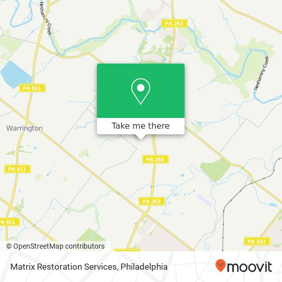 Mapa de Matrix Restoration Services