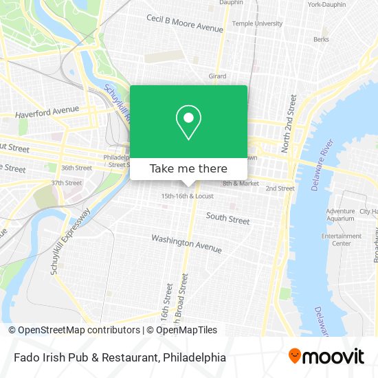 Fado Irish Pub & Restaurant map