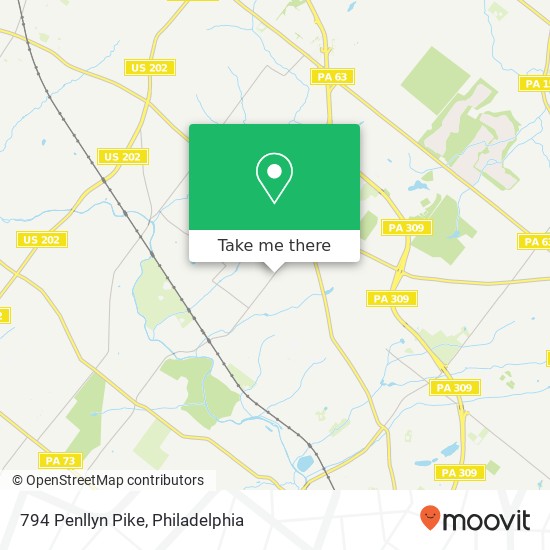 794 Penllyn Pike, Ambler, PA 19002 map