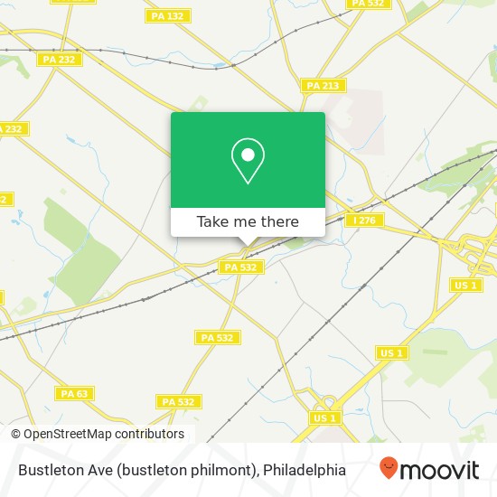 Bustleton Ave (bustleton philmont), Philadelphia, PA 19116 map