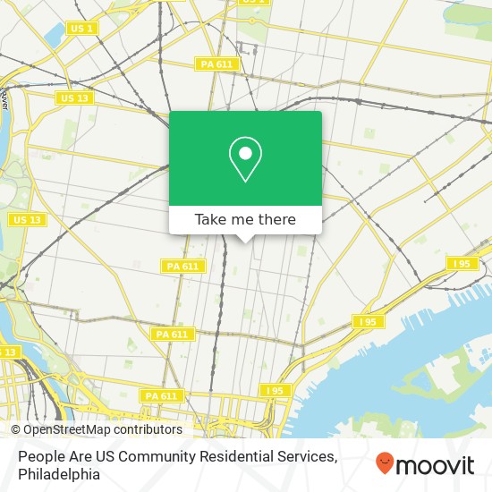 People Are US Community Residential Services, 639 Diamond St map