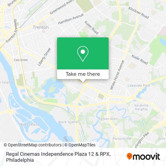 Regal Cinemas Independence Plaza 12 & RPX map