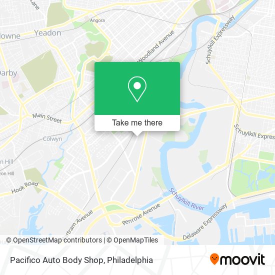 Pacifico Auto Body Shop map