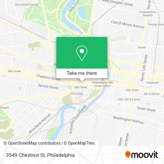 3549 Chestnut St map