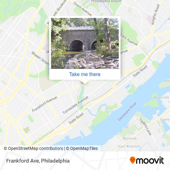 Mapa de Frankford Ave