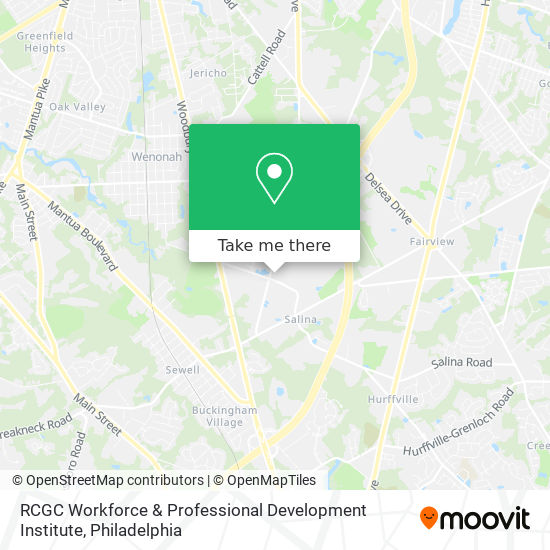 RCGC Workforce & Professional Development Institute map