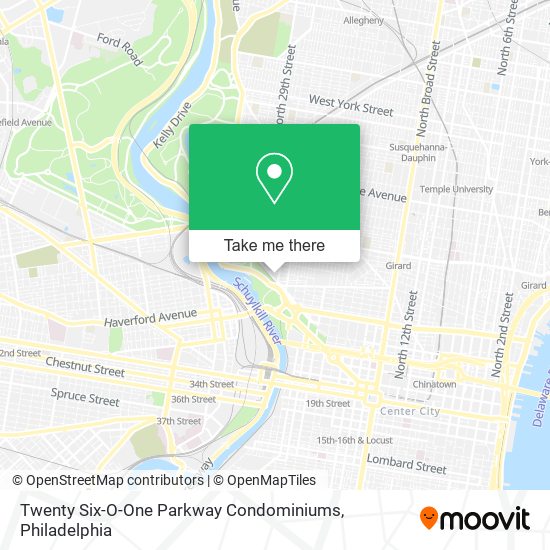 Twenty Six-O-One Parkway Condominiums map