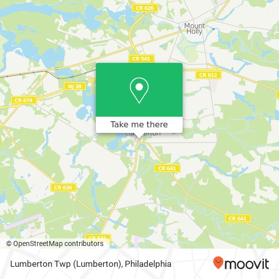 Mapa de Lumberton Twp