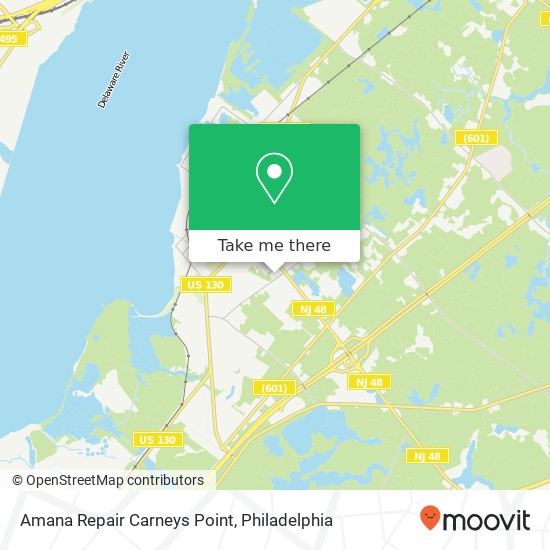 Amana Repair Carneys Point, 44 S Dupont Rd map