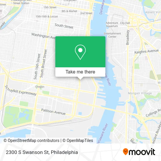 2300 S Swanson St map