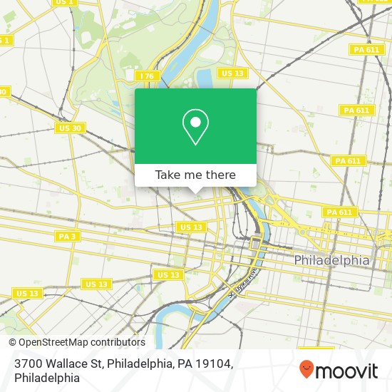 3700 Wallace St, Philadelphia, PA 19104 map