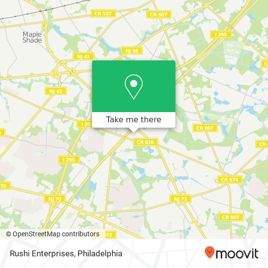 Rushi Enterprises, 5000 Clover Rd map