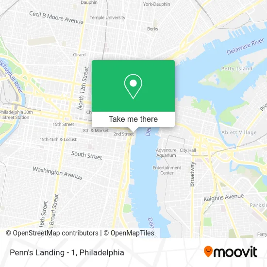 Penn's Landing - 1 map