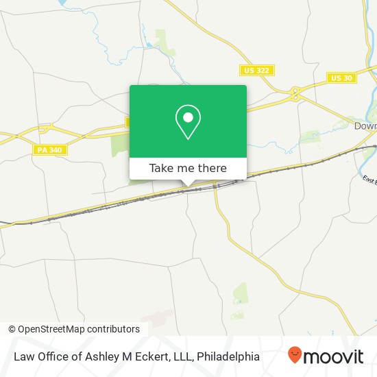 Law Office of Ashley M Eckert, LLL, 3504 Lincoln Hwy map