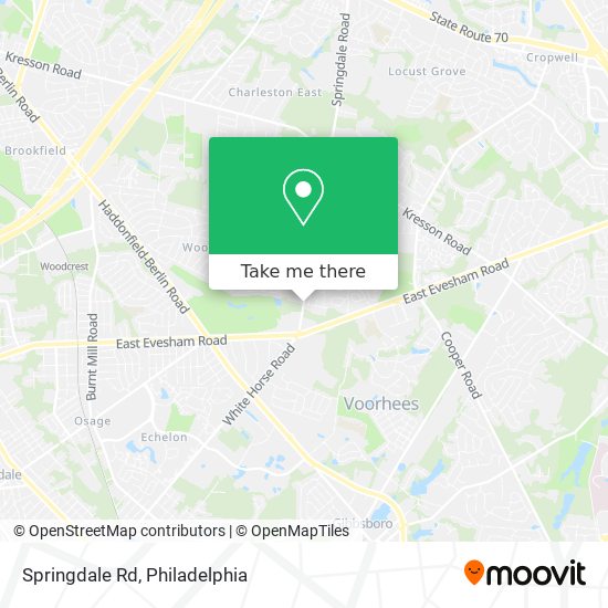 Mapa de Springdale Rd