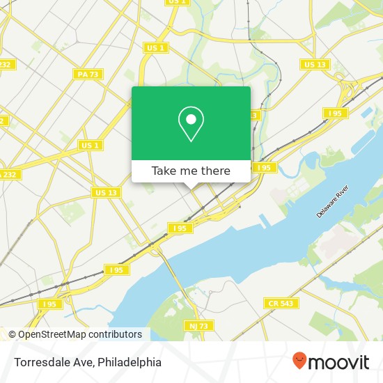 Torresdale Ave, Philadelphia, PA 19135 map