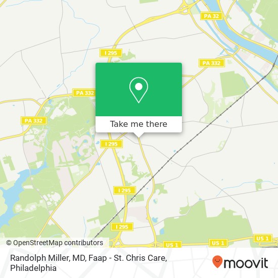 Mapa de Randolph Miller, MD, Faap - St. Chris Care, 680 Heacock Rd