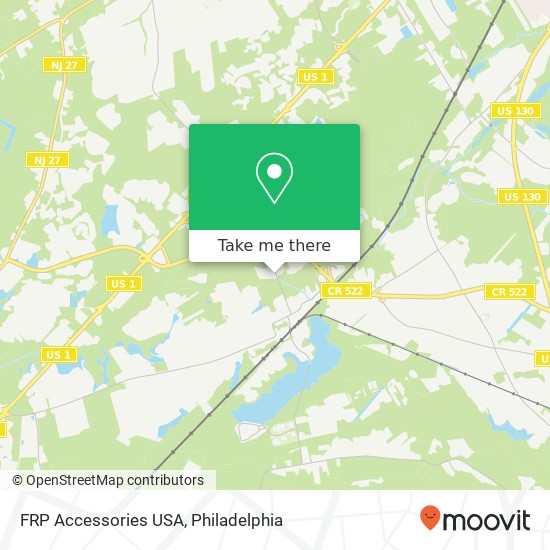 Mapa de FRP Accessories USA, 335 New Rd