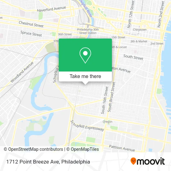 1712 Point Breeze Ave map