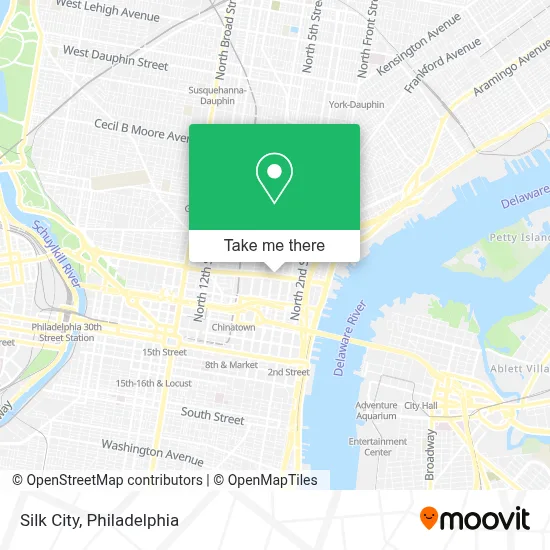 Silk City map
