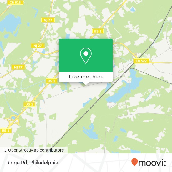 Ridge Rd, Monmouth Junction (South Brunswick), NJ 08852 map