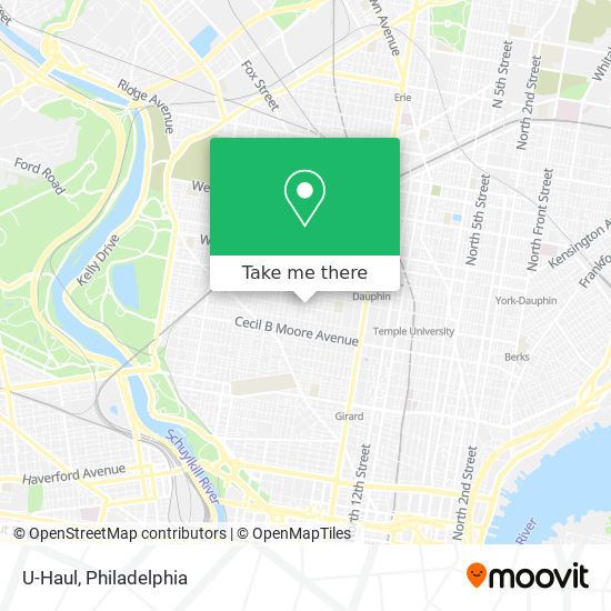 U-Haul map