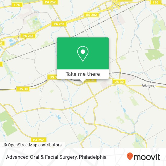 Advanced Oral & Facial Surgery, 223 W Lancaster Ave map