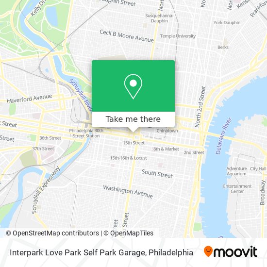 Mapa de Interpark Love Park Self Park Garage