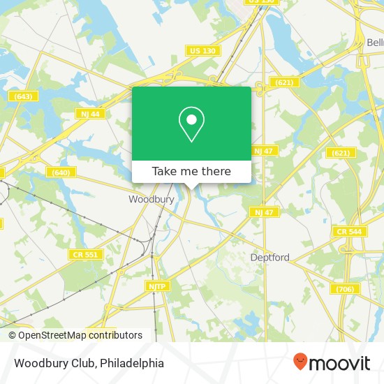 Woodbury Club, 190 N Evergreen Ave map