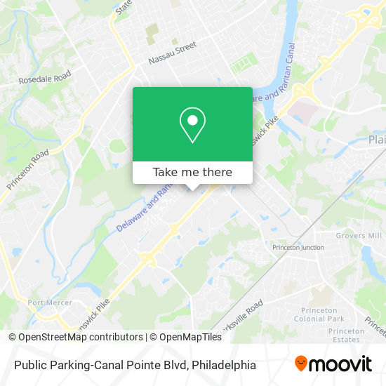 Public Parking-Canal Pointe Blvd map