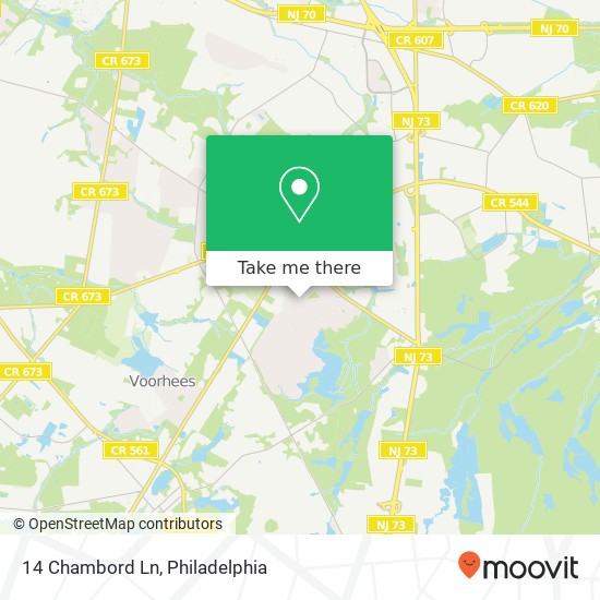 14 Chambord Ln, Voorhees, NJ 08043 map