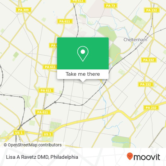 Lisa A Ravetz DMD, 199 W Champlost St map