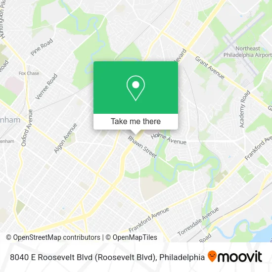 Mapa de 8040 E Roosevelt Blvd