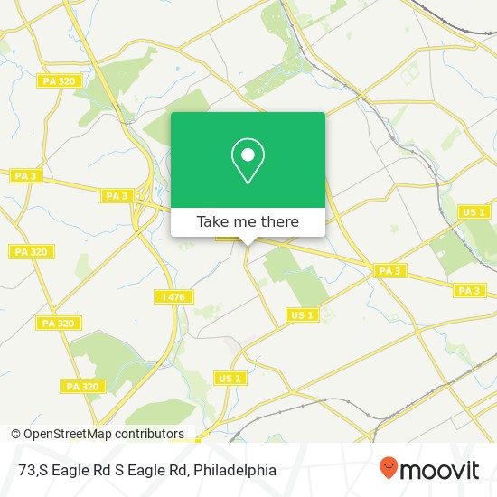 Mapa de 73,S Eagle Rd S Eagle Rd, Havertown, PA 19083