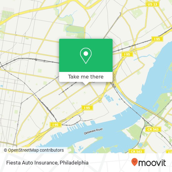 Fiesta Auto Insurance map