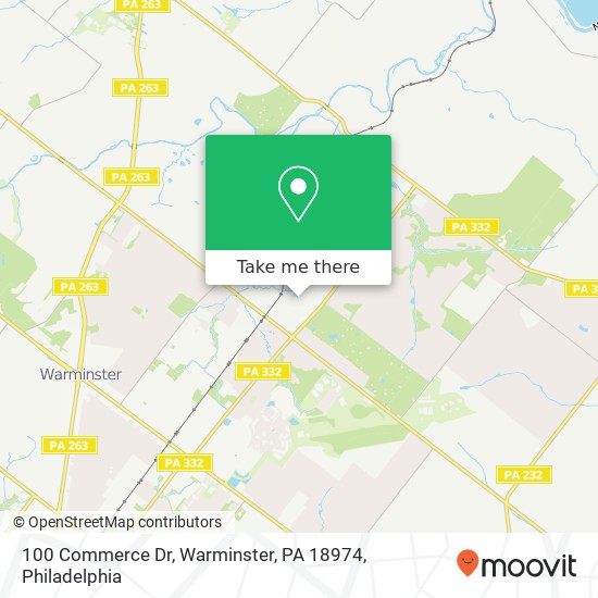 100 Commerce Dr, Warminster, PA 18974 map