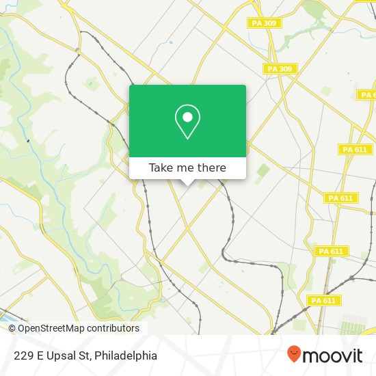 229 E Upsal St, Philadelphia, PA 19119 map