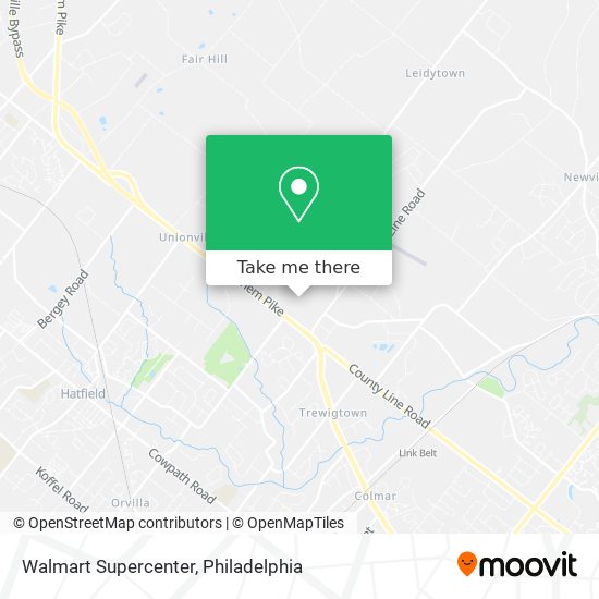 Mapa de Walmart Supercenter